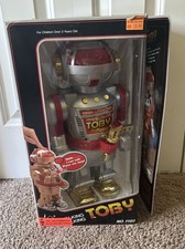 VINTAGE 1180 BRIGHT TOBY WALKING TALKING SMOKING ROBOT PARTIALLY WORKING