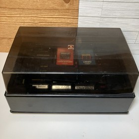 Atari 2600 Console in Box with Game Lot And Collector OEM Case Untested