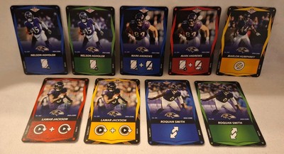 2024 Uno Elite NFL Baltimore Ravens Team Group Jackson, Andrews, Agholor, Smith