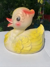 Vintage 1956 The Sun Rubber Company Rubber Duck Squeaky Toy, still squeaks!