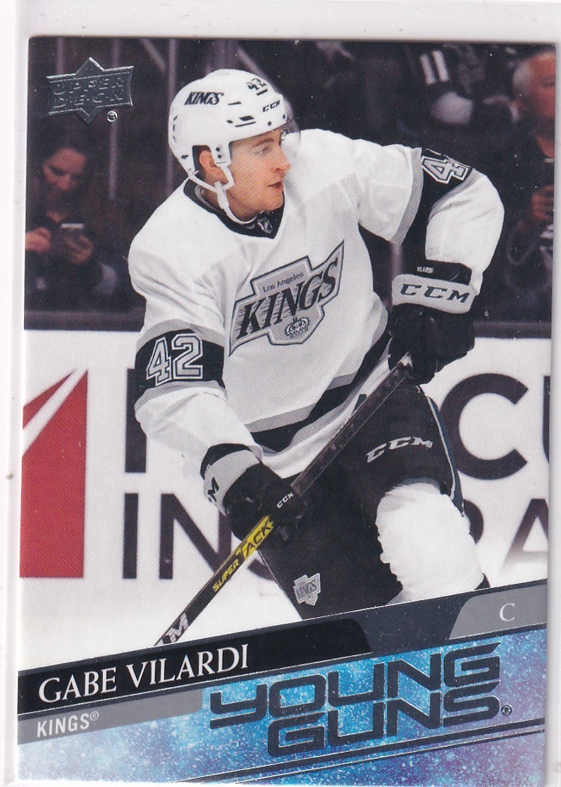 20/21 UD SERIES 1 GABE VILARDI YOUNG GUNS RC SP ROOKIE #215
