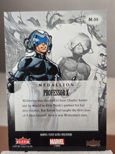 2023 Fleer Ultra Wolverine | Medallions | #M-35 Professor X - Picture 2 of 2