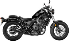 Leovince Lv-10 Full Black Muffler 15224fbu Honda Rebel 300 500 17-25