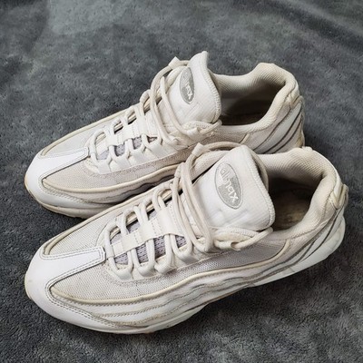 Nike Air Max 95 Essential Triple White Shoes Mens 8.5 Sneakers CT1268-100