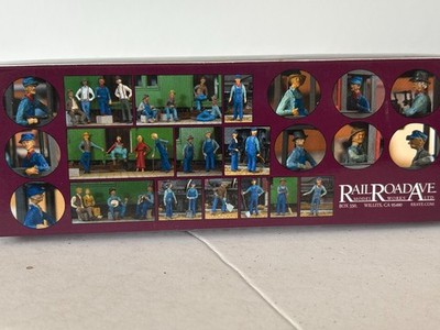 O or On30 Scale American Railroad Figuren drei Sets insgesamt 12 Figuren