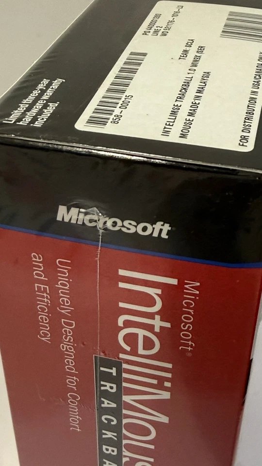 New Rare Microsoft IntelliMouse Trackball Mouse Win 98 NT 4.0 2000 Professional - Image 3 of 4