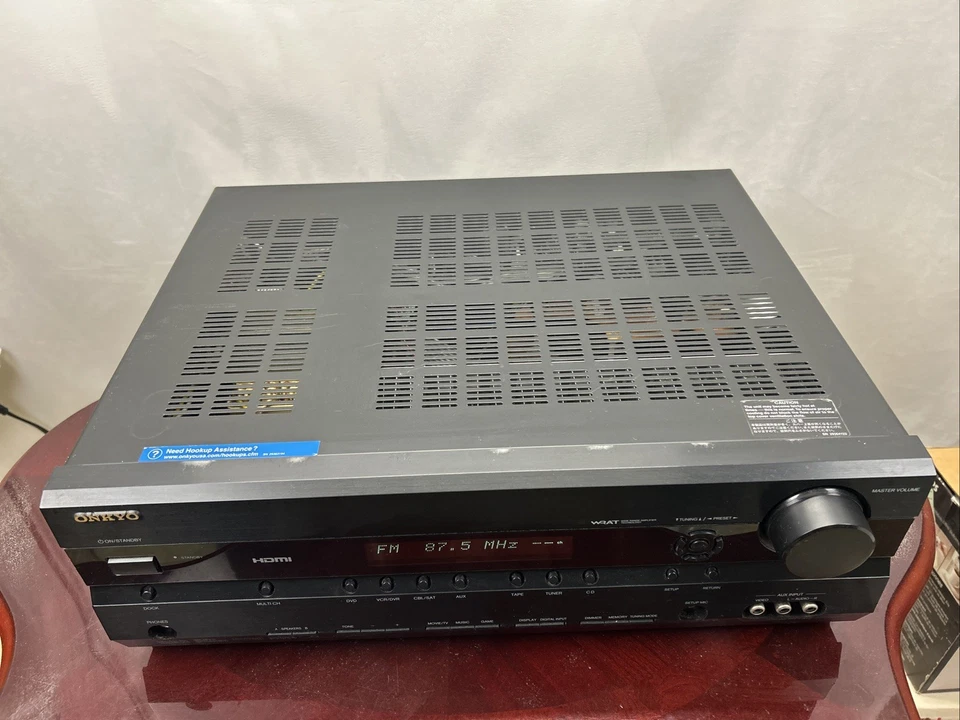 Onkyo HT-R560 Dolby Digital Home Theater 7.1 Channel For parts Not Working - Image 4 of 4