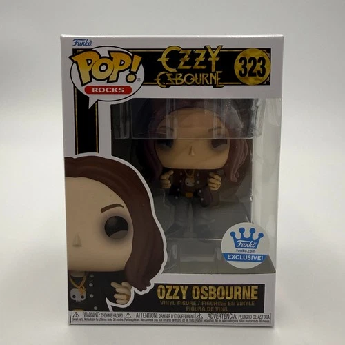 FUNKO POP! ROCKS: OZZY OSBOURNE #323 EXCLUSIVE VINYL FIGURE w/PROTECTOR
