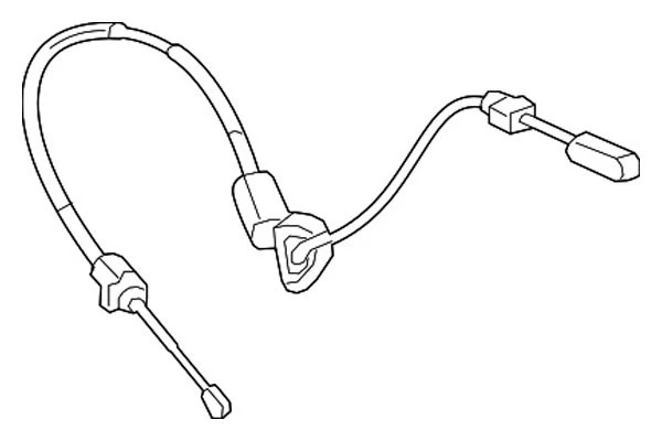 For Dodge Durango 2011-2024 Mopar 04779637AI Parking Brake Cable - Image 2 of 2