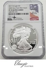 2017-W Proof American Silver Eagle 2020 WP Hoard NGC PF70 Mercanti Signed