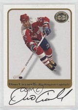 2001-02 Fleer Greats of the Game Auto Dino Ciccarelli Auto HOF 7ut