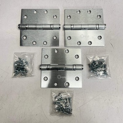 PDQ (3 PACK) Full Mortise Hinge Standard Weight 4 1/2'' X 4 1/2'' 35-STBB-4545-NRP