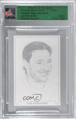 2011-12 ITG Ultimate Memorabilia 11th Edition Silver 3/62 Ilya Kovalchuk 2tb