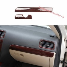 Para VW Jetta MK6 2012-14 Madera Grano Co-Piloto Pasajero Tira Tablero Cubierta Borde