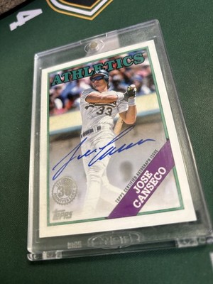 2023 Topps Series 1 - 1988 Topps Baseball Autographs Jose Canseco #88BA-JCA (AU)