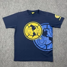 Club America Jersey Away Shirt Rhinox Inc. Mens Size Small Navy Blue 0827