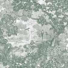 RoomMates, Jungle Toile, Peel and Stick Wallpaper, 20.5" x 16.5', 28.19 SQ FT