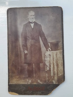 Antike Kabinettkarte Echtfoto Ein Mann aus Felling Tyne and Wear 1872 Jas Stokoe