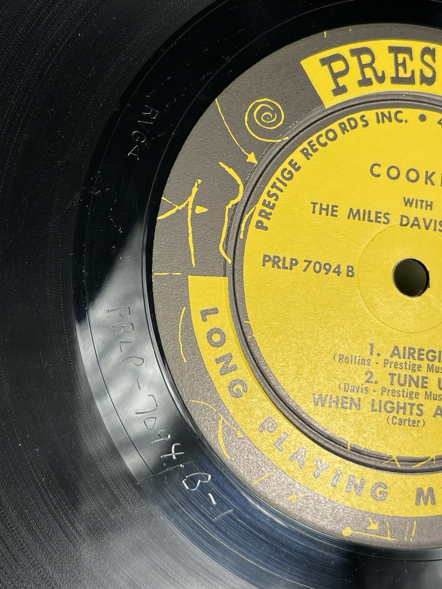 Cookin' With The Miles Davis Quintet Prestige Jazz LP 7094 RVG
