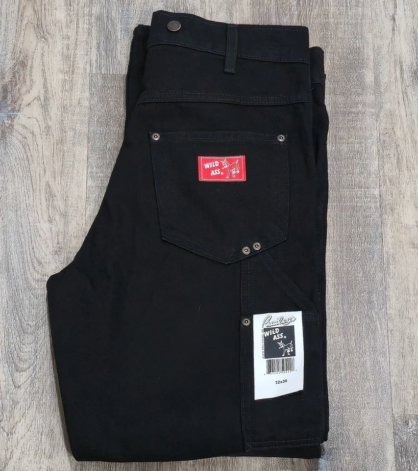 NWT Bailey's Wild Ass Mens Double Front Jeans Size 32 x 30 Carpenter Logger USA - Image 1 of 4