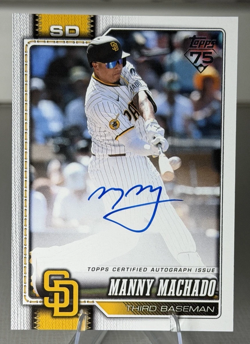 Manny Machado Autographed Baseball Sports Trading Cards