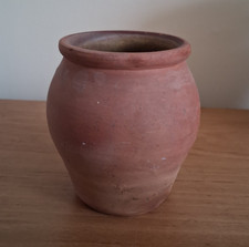 Early Lakes Pottery  Truro pot glazed inside earthenware stamped under 4 in high