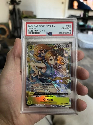 O-Nami (Alternate Art) OP06-101 Wings of the Captain Foil PSA 10 English