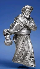 Lenox Crystal King Melchior of the Nativity Kirk Stieff Pewter Collection