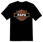 Worlds coolest Papa black or white tee