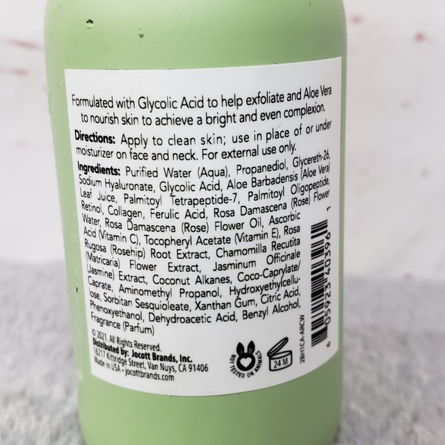 Pearlessence Glycolic Acid Aloe Antiaging Facial Serum 2 fl. oz. for