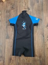 H) TWF UV Protector Shortie Kids Wetsuit Size 2 Years