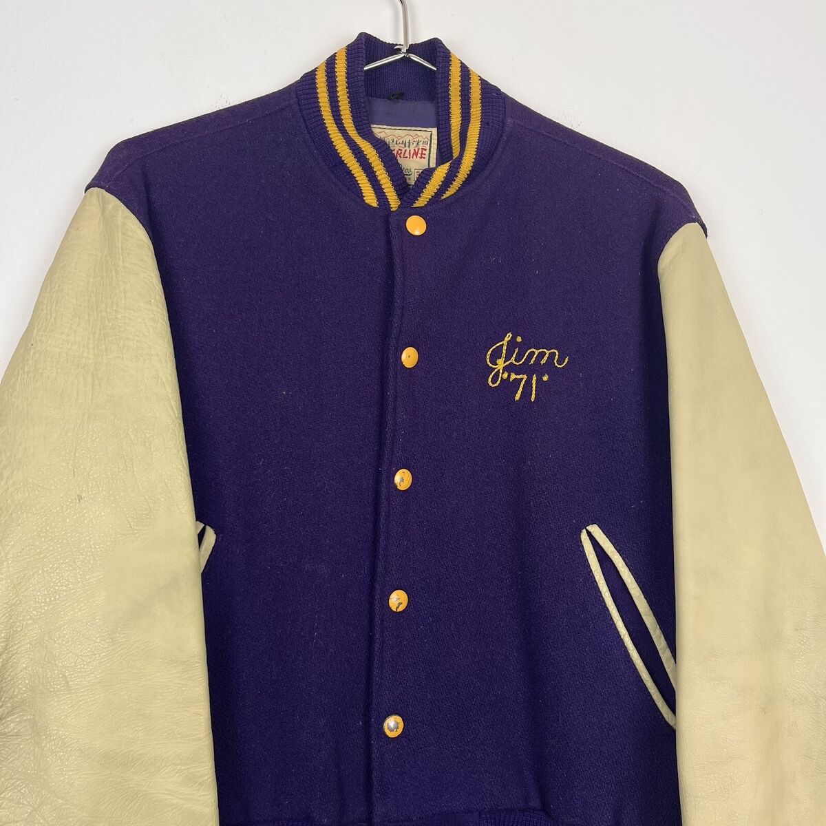 Vintage Varsity Letterman Jacket Purple Timberline Vintage Varsity Letterman Jacket Purple Timberline