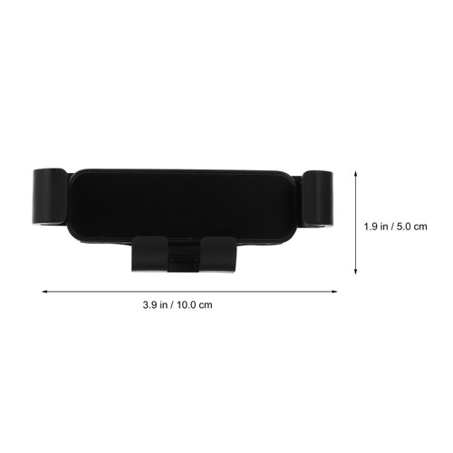 1PC Black Car Phone Holder Vent Convenient Phone Holder Car Phone Holder - Photo 3 sur 12