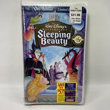 Walt Disney Masterpiece Sleeping Beauty VHS Clamshell Case New