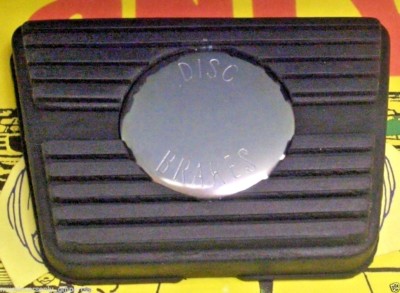 1964-1972 Chevelle Camaro Nova Vette 4 Speed Stick Shift Disc Brake Pedal Pad 