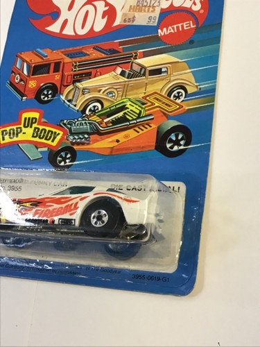 Hot Wheels 1983 White Fireball Firebird Funny Car - Picture 2 of 13