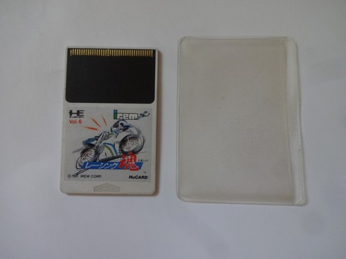 RACING DAMASHII NEC PC-Engine Hu-Card San Denshi IC03006 1991 NTSC-J From Japan - Picture 2 of 22