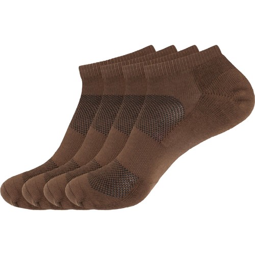 Calcetines de tobillo atléticos de rayón de fibra de bambú para mujer - paquete de 4 - absorbedores superiores - Imagen 8 de 38