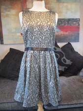 Ladies NEXT Evening Party Cocktail Floral Dress Size UK10 Fully Lined BEAUTIFUL