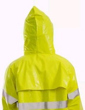 Tingley C53122 High Visibility Class 3 Waterproof Rain Coat Lime Size 4XL