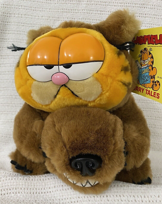 Garfield ガーフィールド Big Bad Wolf ぬいぐるみ Vintage Garfield Big Bad Wolf Stuffed Plush Animal | eBay