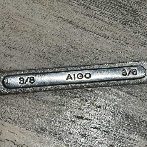 AIGO TOOLS 3/8" Combination Wrench 12 Point SAE Forged Alloy Steel Made in Japan - Picture 2 of 4