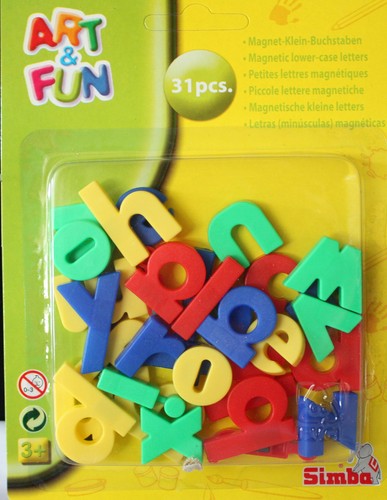 **31 Magnet-Klein-Buchstaben **SIMBA** Neu und unbespielt**ovp. - Picture 2 of 2