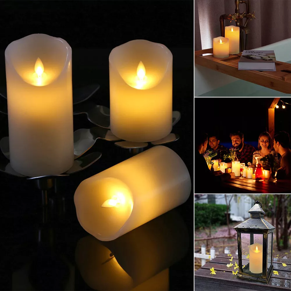 Realistic battery tea lights online