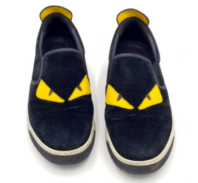 値下げFENDI ネイビー 装飾付きスニーカー s-musee_360820022