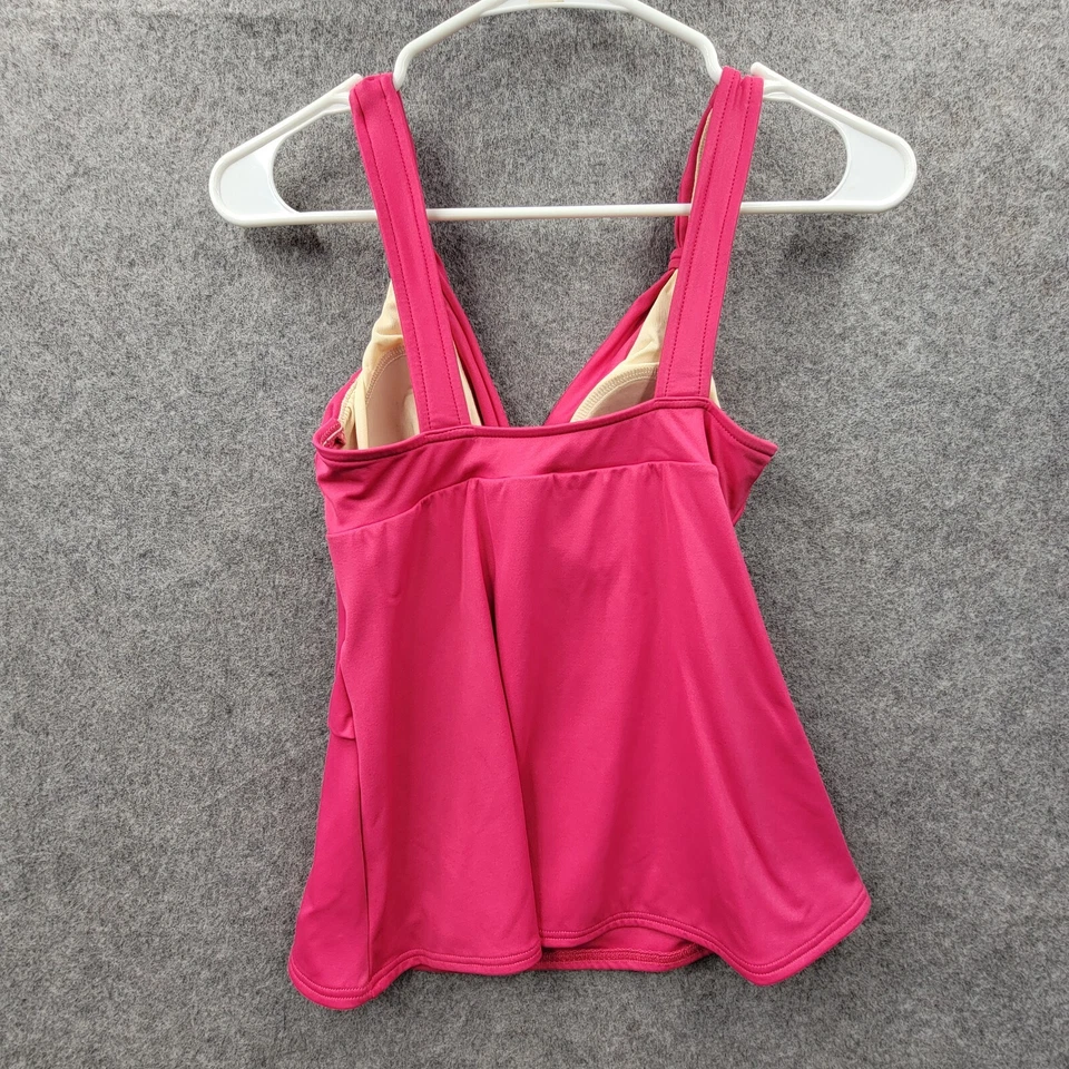 Top de baño rosa Orvis Miraclesuit para mujer talla 10 Foto 2 de 4