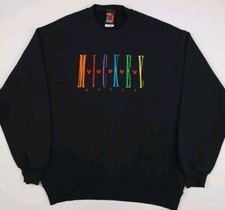 Vintage 90s Mickey Mouse Unlimited Multicolor Embroidered Sweatshirt USA Cartoon