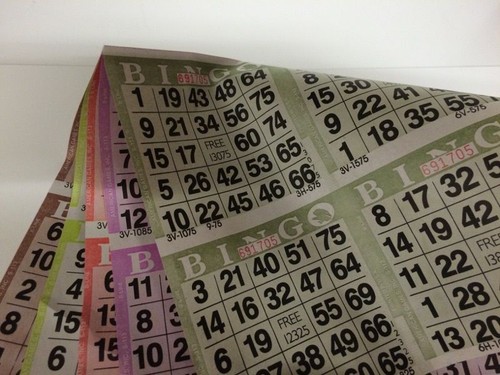 deck of bingo calling cards