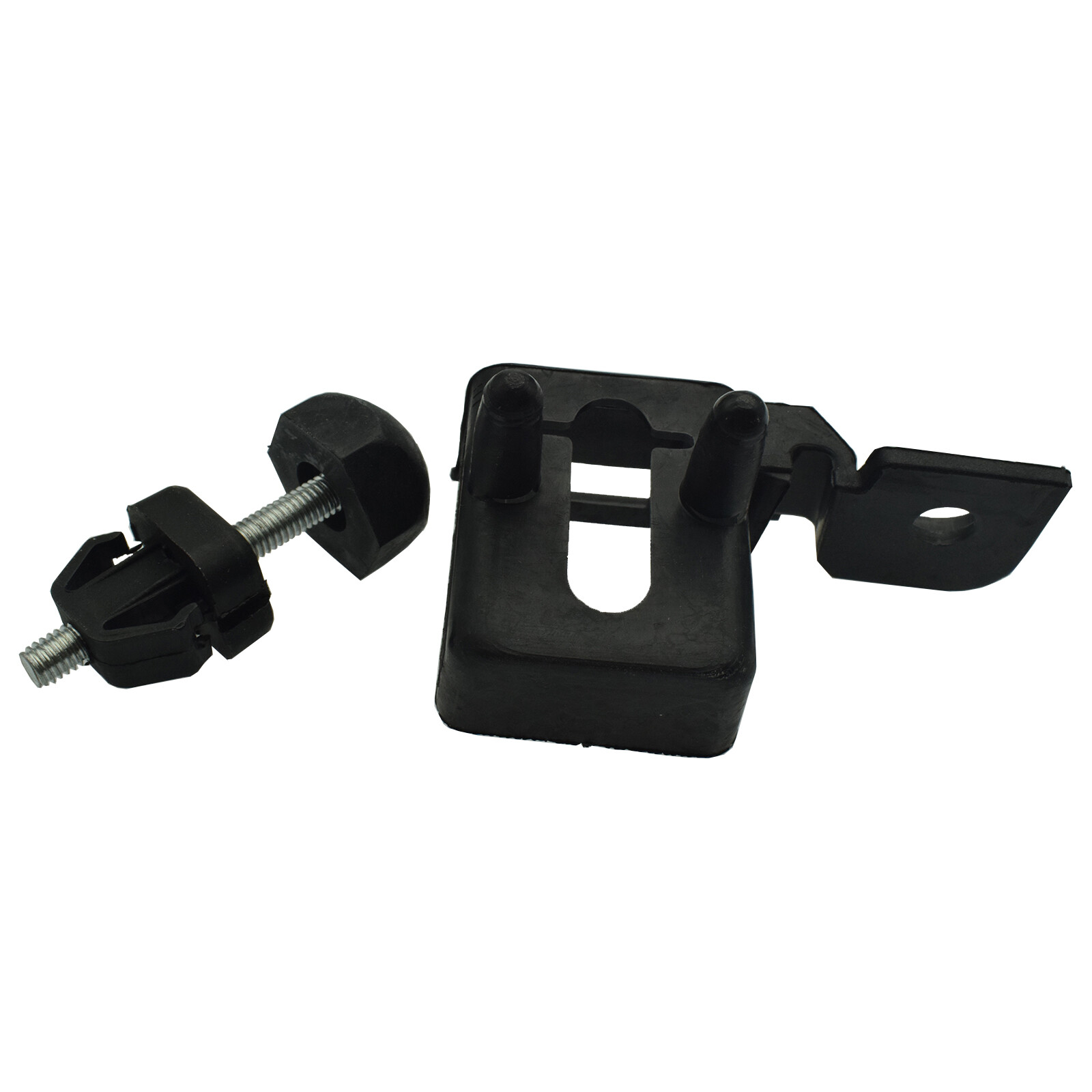 Hood Bumper Stop Adjuster & Bracket Left For Ford Fusion Lincoln MKZ