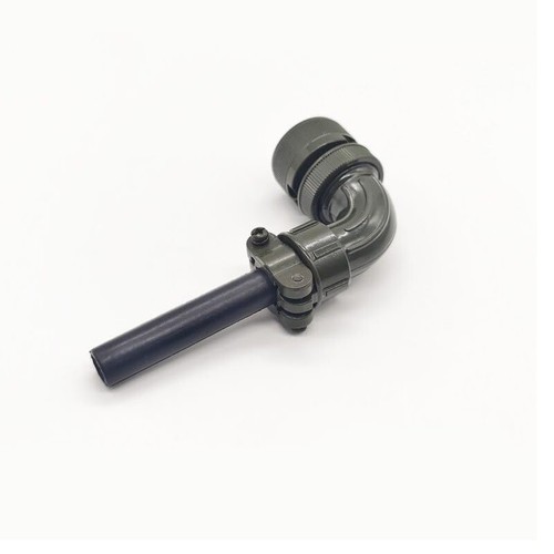 Threaded MS3108A14S-7S 3Pin Female Right Connector Angle Plug Solder Cup - Picture 2 of 3